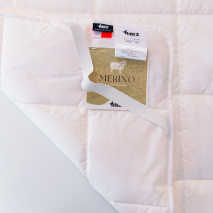 AMZ Merino nakładka ochronna na materac Rozmiar - 120x200, Kolor poduszek i kołder - biały