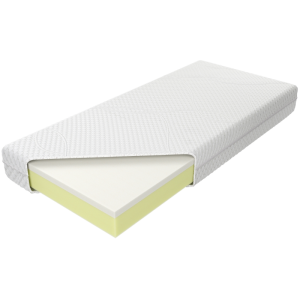 Materac Bahrain H2 M&K foam Koło Rozmiar - 140x200, Pokrowiec - Cotton Natural, Twardość materacy - H2 - średni