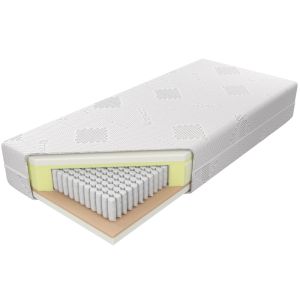 Materac Laguna H2/H3 - średnio twardy M&K Foam KOŁO 80x200  Pokrowiec - Cotton Lux