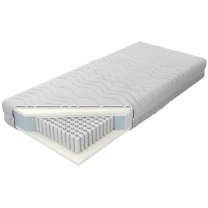 Materac Venus Multi Pocket LXI H2 - średni M&K Foam KOŁO 140x200 1 strefa twardości Pokrowiec - Cotton Lux