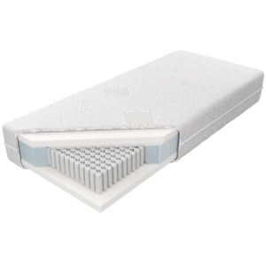 Materac Venus Multi Pocket X5 H2 - średni i H3 - twardy M&K Foam KOŁO 200x200 7 stref twardości Pokrowiec - Sen Zdrowie Natura