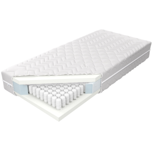 Materac Estrella Lux X5 LXI H2 - średni M&K Foam KOŁO 90x200  Pokrowiec - Tencel Lux