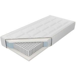 Materac Venus Talalay Natural H3 - twardy M&K Foam KOŁO 160x200  Pokrowiec - Cotton Lux
