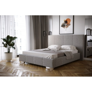 Łóżko tapicerowane 81272 M&K foam Koło Rozmiar - 160x200, Tkanina łóżek Koło - grupa 6, Typ łóżka - bez pojemnika i stelaża
