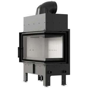 Kominek stalowy Floki M prawy 10 kW fi 200