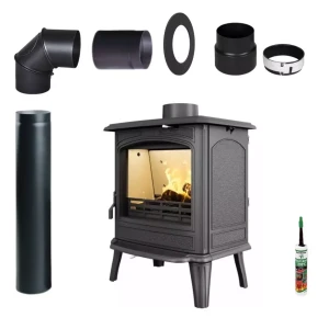 Piec żeliwny Artemida S18 Eco 6,5 kW - zestaw montażowy