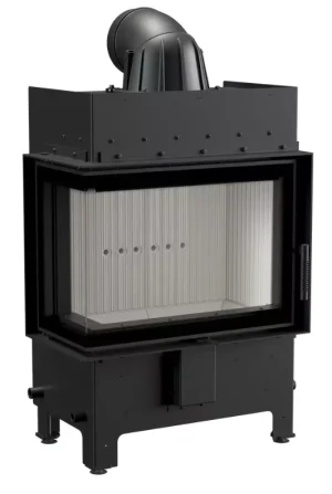 Kominek stalowy Lucy Slim Lewy 8 kW fi 160