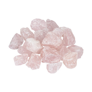 Kwarc Różowy - Wzmacnia empatię - Naturalna Surowa Skała - Mini Kryształy - Opakowanie 500 g - Ezoterra