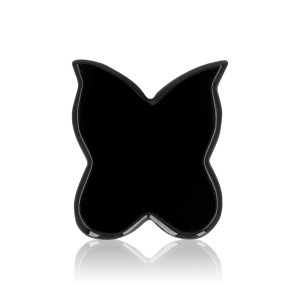 Kamień Gua Sha - Masażer - Motyl - Obsydian