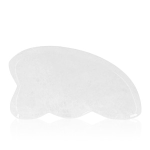 Kamień Gua Sha - Masażer - Trójkąt - Kryształ górski