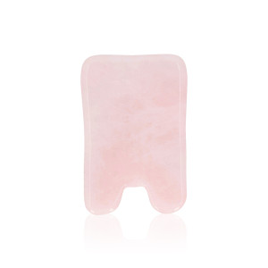 Kamień Gua Sha - Masażer - Litera A - Kwarc różowy