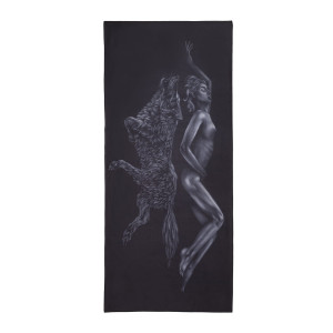Ręcznik z Mikrofibry - Akt - Kobieta - Wilk - 180 x 80 cm - Ezoterra