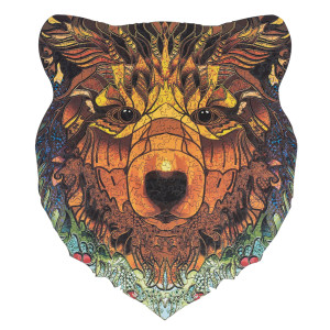 Puzzle Drewniane - Niedźwiedź - Rozmiar L - 300 elementów - Ezoterra