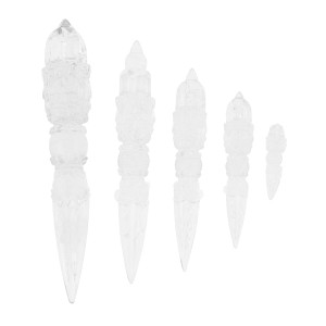 Figurka z Kamienia Naturalnego - Phurba - Kryształ Górski - Przeciwdziała nadwrażliwości - Ezoterra