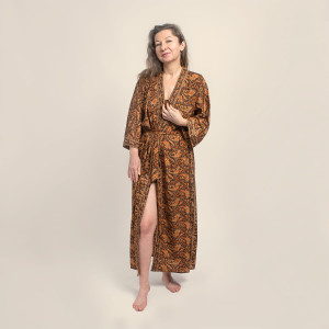 Kimono - Musztardowe - Rozmiar uniwersalny - Ezoterra