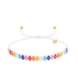 Bransoletka Boho Pleciona z Koralików Miyuki - Szerokość 0,7 cm - Ezoterra