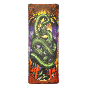 Mata do Jogi - Konopia, Len, Kauczuk Naturalny - Wąż - 180 x 68 cm - Ezoterra