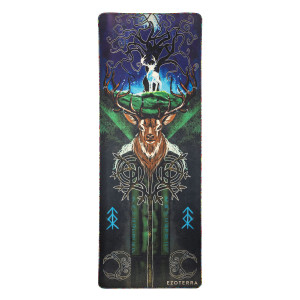 Mata do Jogi - Konopia, Len, Kauczuk Naturalny - Jeleń - 180 x 68 cm - Ezoterra