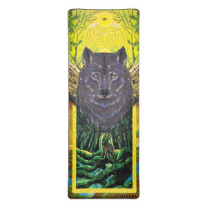 Mata do Jogi - Konopia, Len, Kauczuk Naturalny - Wilk - 180 x 68 cm - Ezoterra