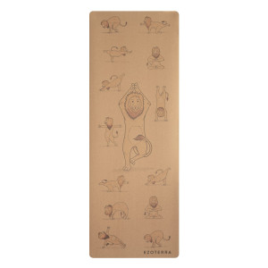 Mata do Jogi - Korek, Kauczuk Naturalny - Lew - 183 x 66 cm - Ezoterra