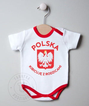 Body/koszulka "Kibicuję z rodzicami"