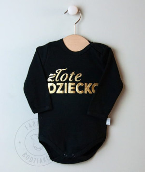 Body czarne ZŁOTE DZIECKO