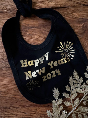 Śliniak Happy NEW YEAR 2026