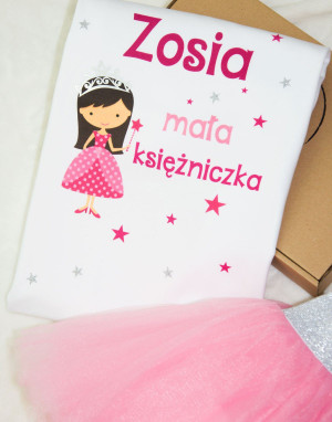 Body lub bluzka Mała księżniczka + imię