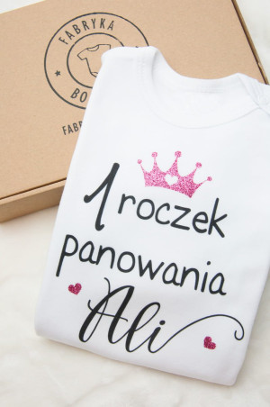 Body/koszulka roczek panowania z imieniem