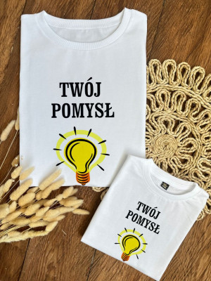 Komplet z dowolnym nadrukiem - twój projekt