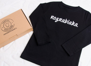Body/koszulka z nadrukiem rozrabiaka