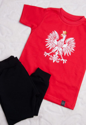 Body/koszulka kibica Polski z Orłem