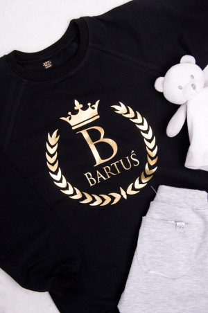Bluza z inicjałem z koroną