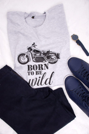 Koszulka męska Born to be wild