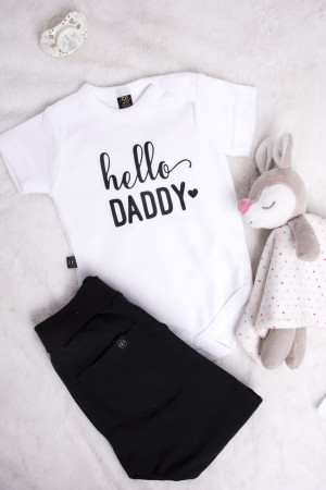 Body lub koszulka z nadrukiem "hello daddy"