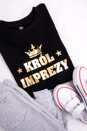 Body/ koszulka król imprezy z imieniem i liczbą na plecach
