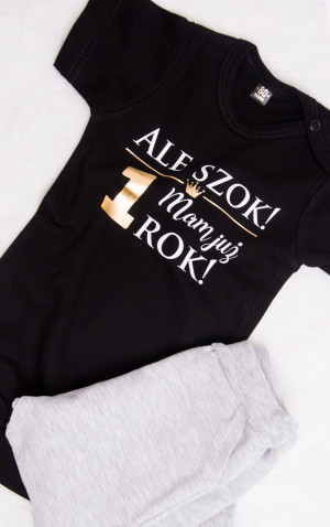 Body/koszulka na urodziny Ale szok mam już ... rok
