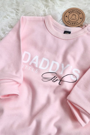 Pajac niemowlęcy dla dziewczynki daddy's little girl