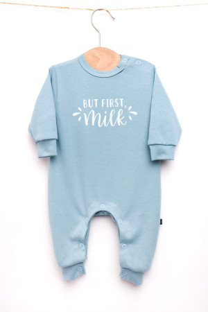 Pajac niemowlęcy but first milk