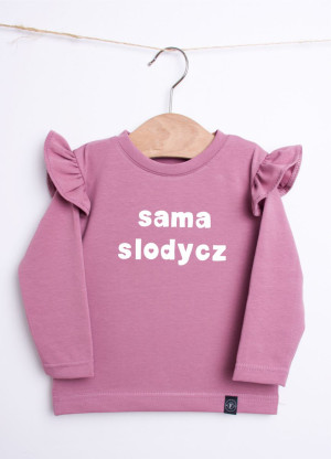 Koszulka z falbankami Sama Słodycz