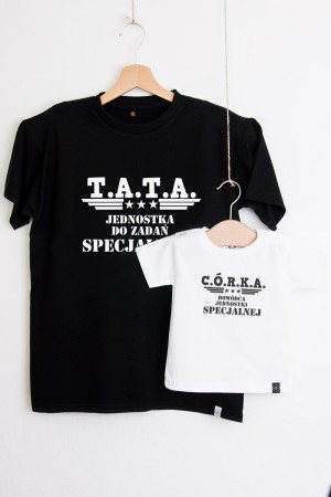 Komplet jednostki specjalne dla taty i córki/syna