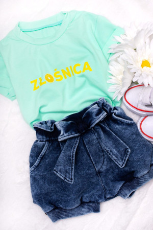 T-shirt dla dziewczynki złośnica