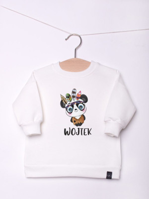 Bluza panda z imieniem