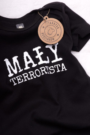 Body/koszulka z nadrukiem Mały terrorysta