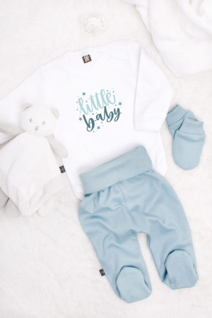 Komplet body little baby + półśpiochy lub spodnie