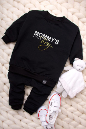 Komplet dresowy z nadrukiem Mommy’s little boy