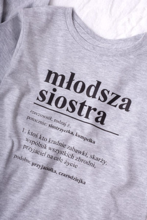 Body/koszulka dla młodszego brata/młodszej siostry