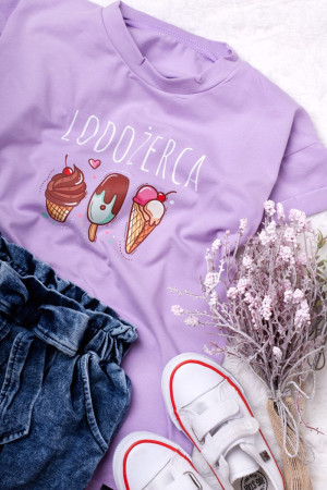 T-shirt dla dziecka z nadrukiem lodożerca