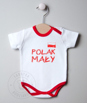 Body z czerwoną lamówką Polak mały