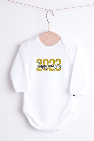Body niemowlęce z nadrukiem 2026 happy new year